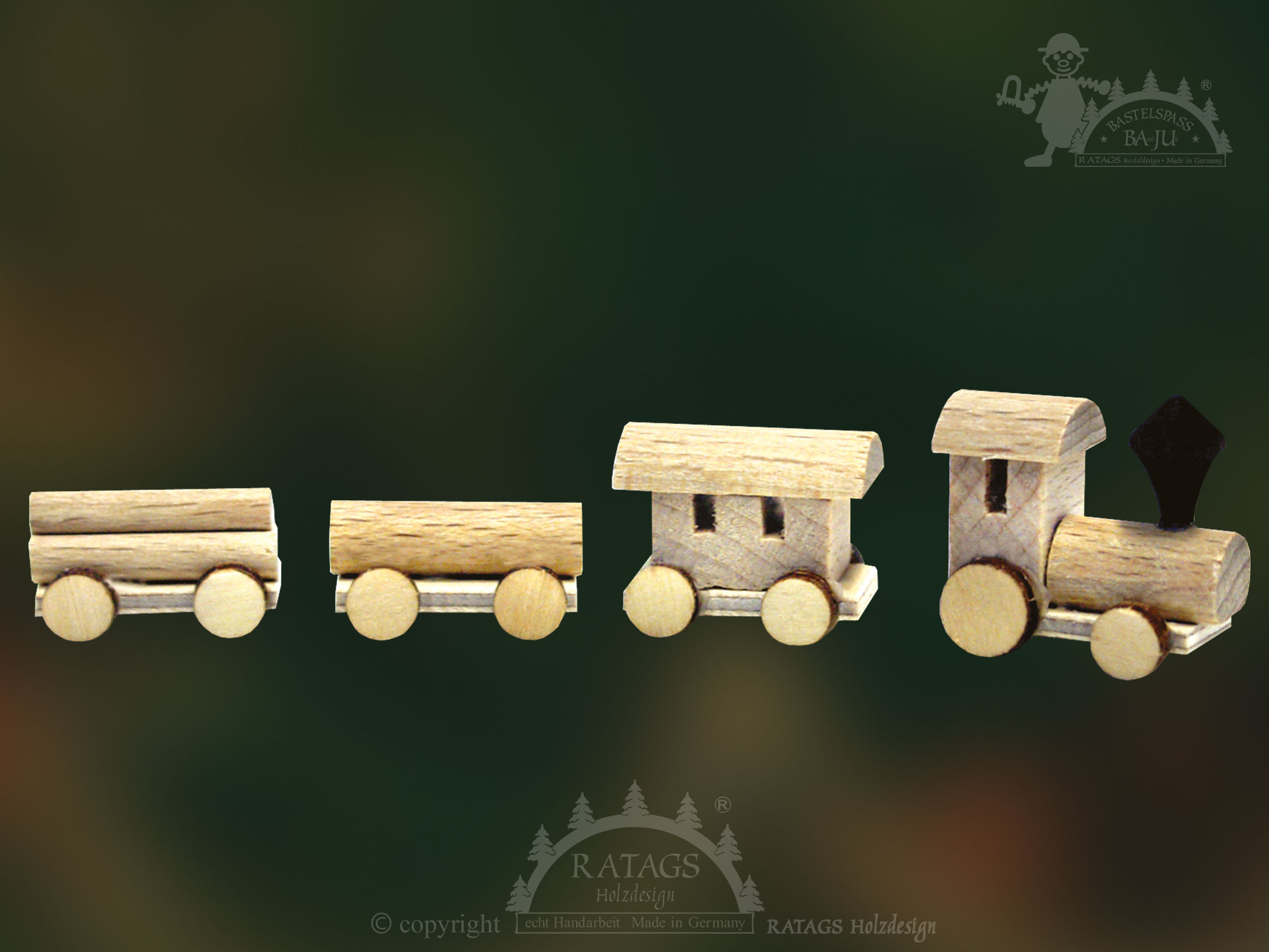 Treinset, 1 locomotief, 3 wagons