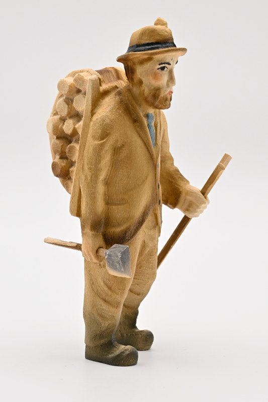 Waldmann, kurv, stokk, øks, brun 100 mm