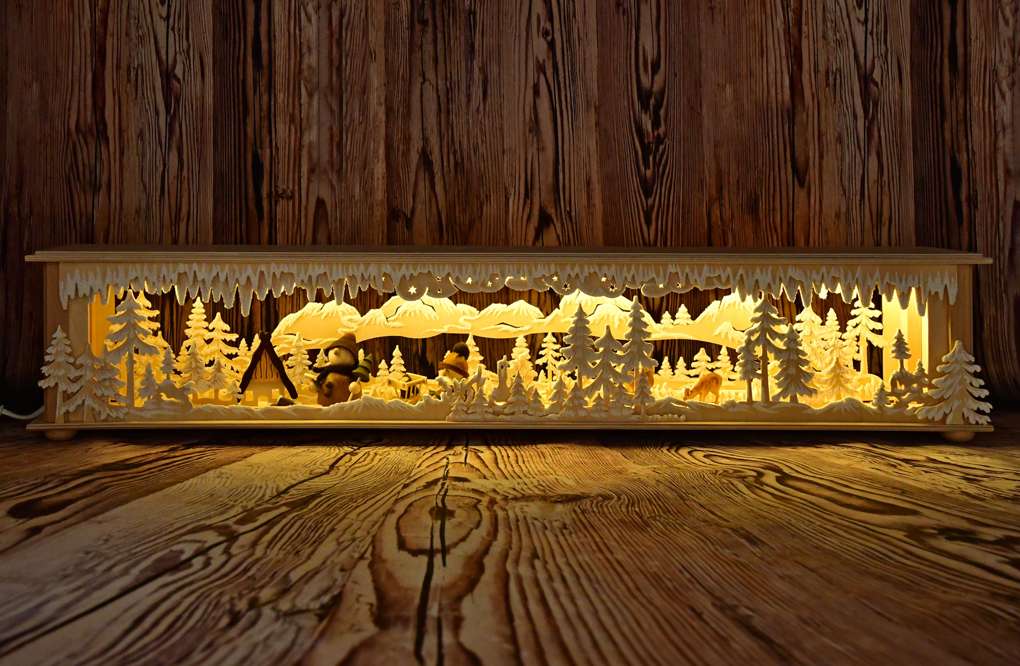 Room light, large, Mollis in the forest, hoarfrost