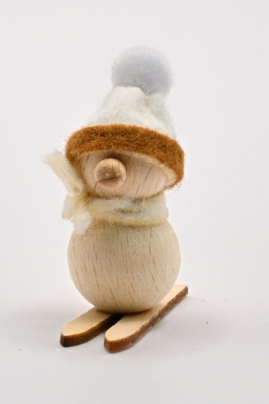 Schneemann mini, auf Ski 3 cm