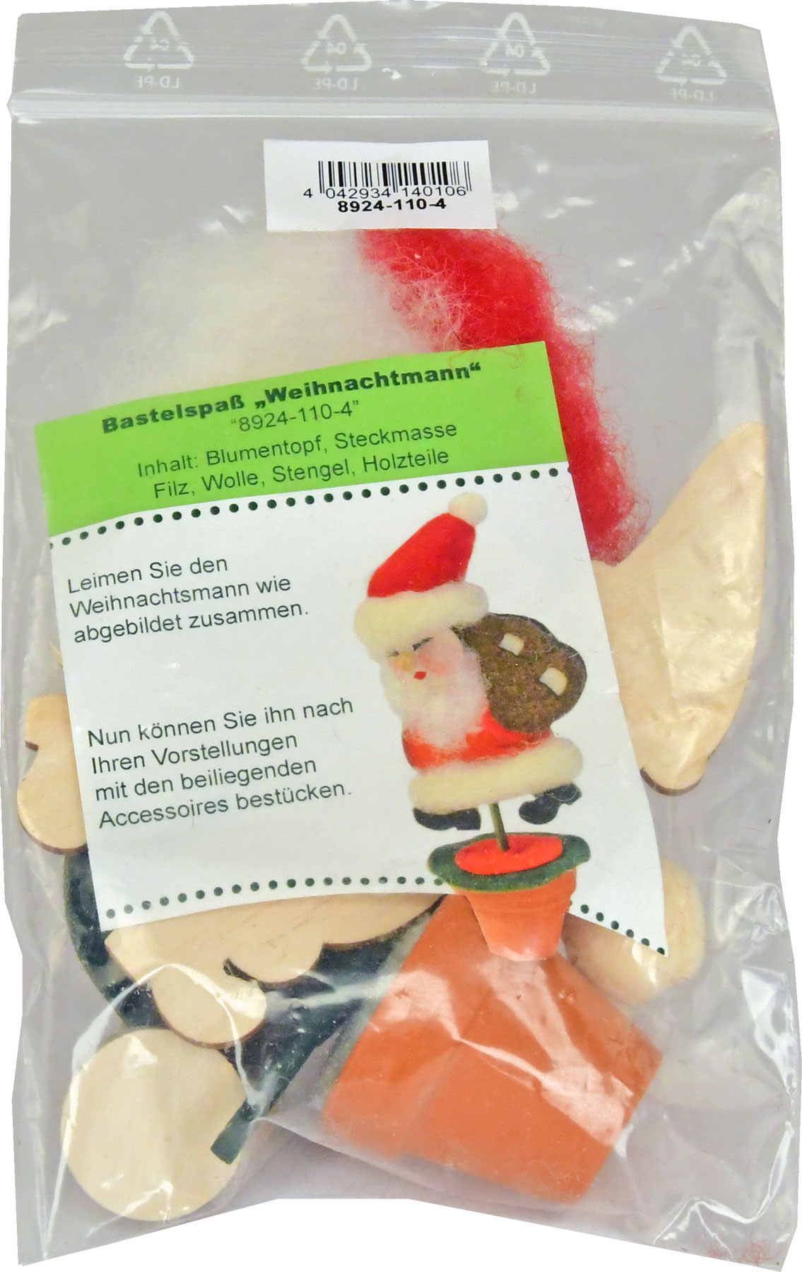 BS Santa Claus, height approx. 14 cm