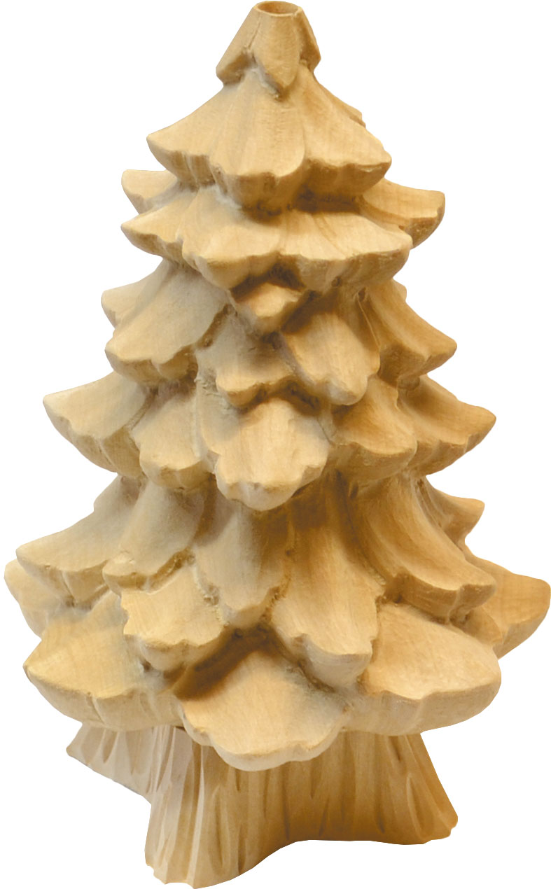 Räuchertanne aus Massivholz, gr., natur