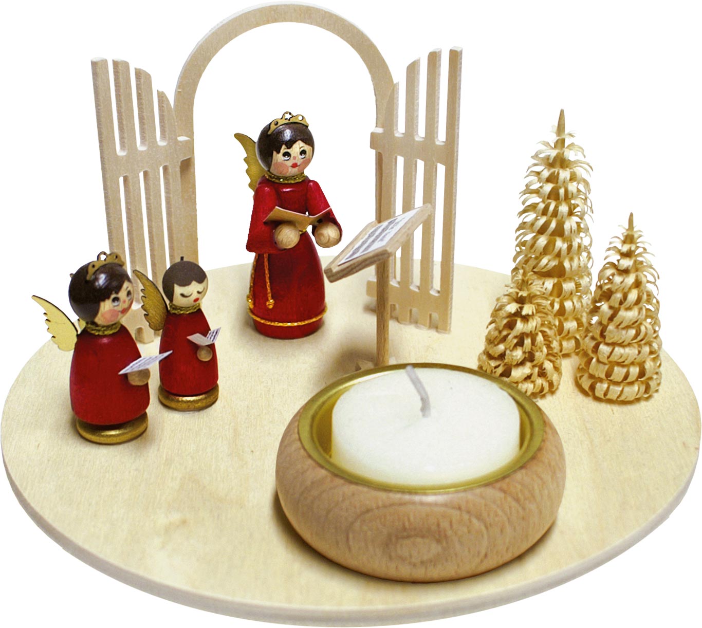 Lichterteller, 3 Engel, Himmelstor Lichterteller, 3 Engel, Himmelstor