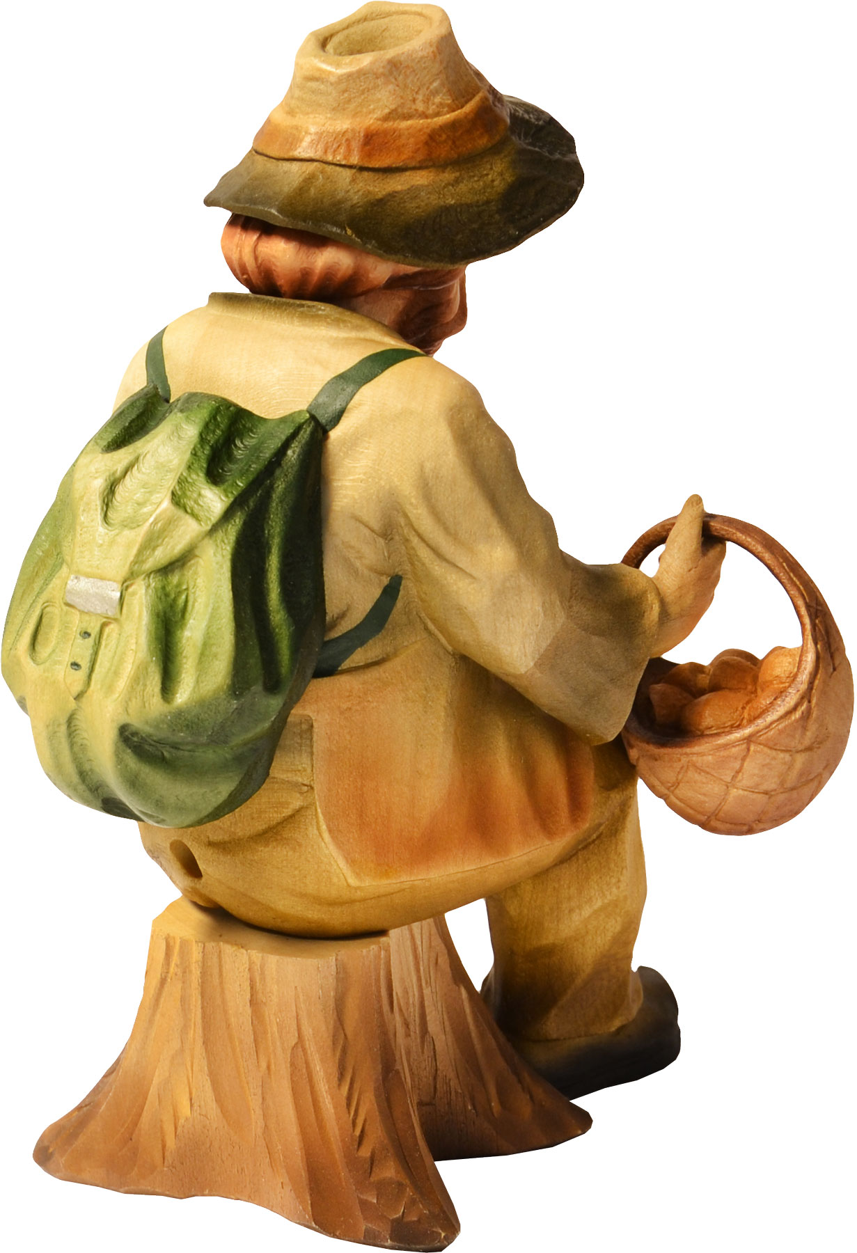 Räuchermann, geschnitzt & coloriert aus Massivholz