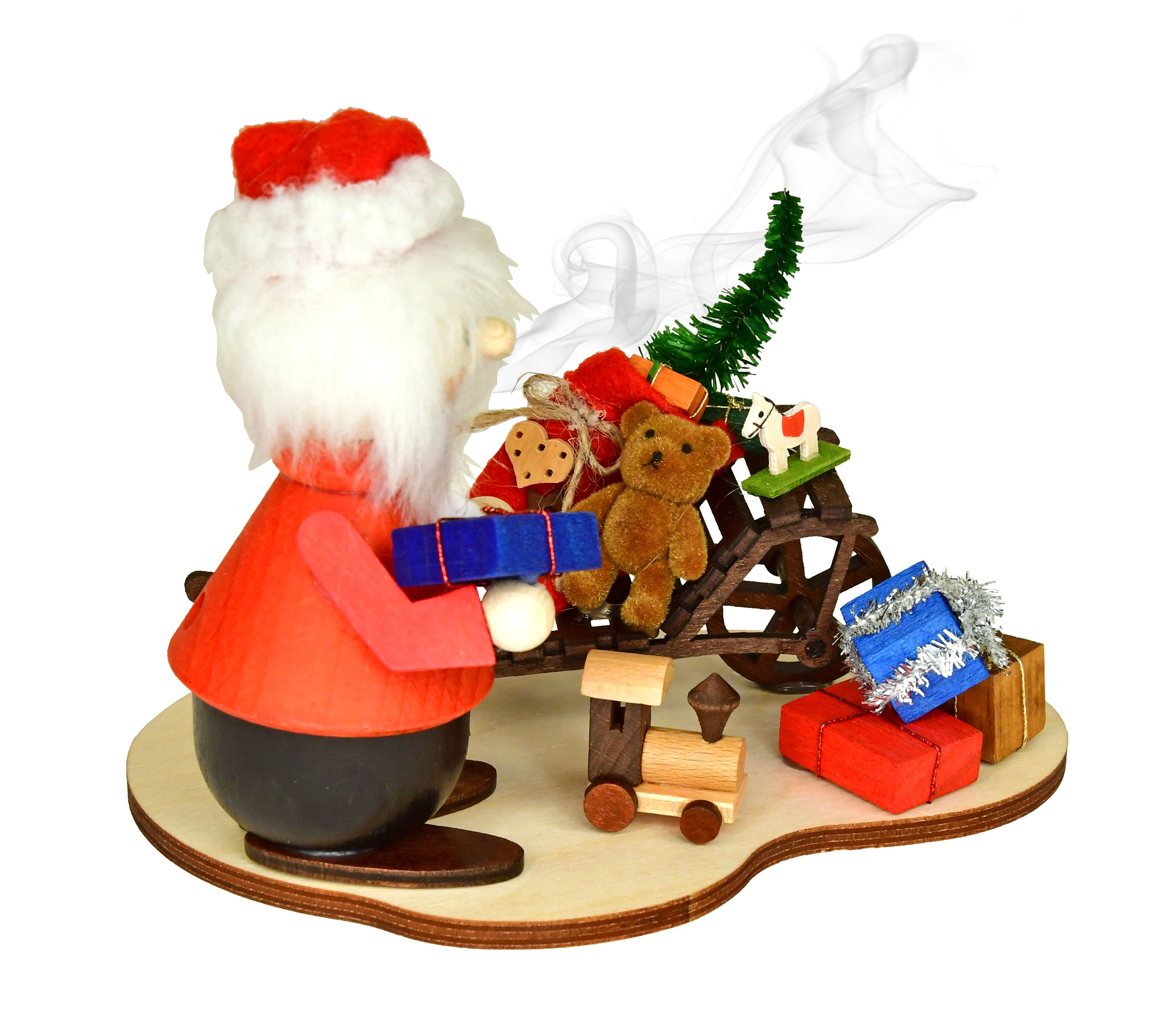 Kurzlatscher, Weihnachtsmann mit Schiebock, Bischofswerda