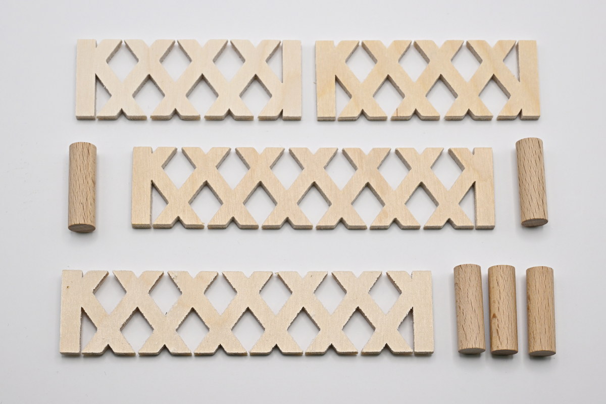 Zaun zum Basteln, 40 x 2,5 cm (LxH)