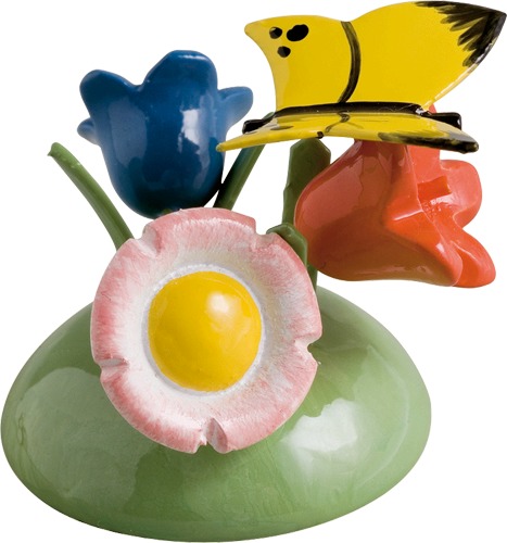 Schmetterling auf Blumen