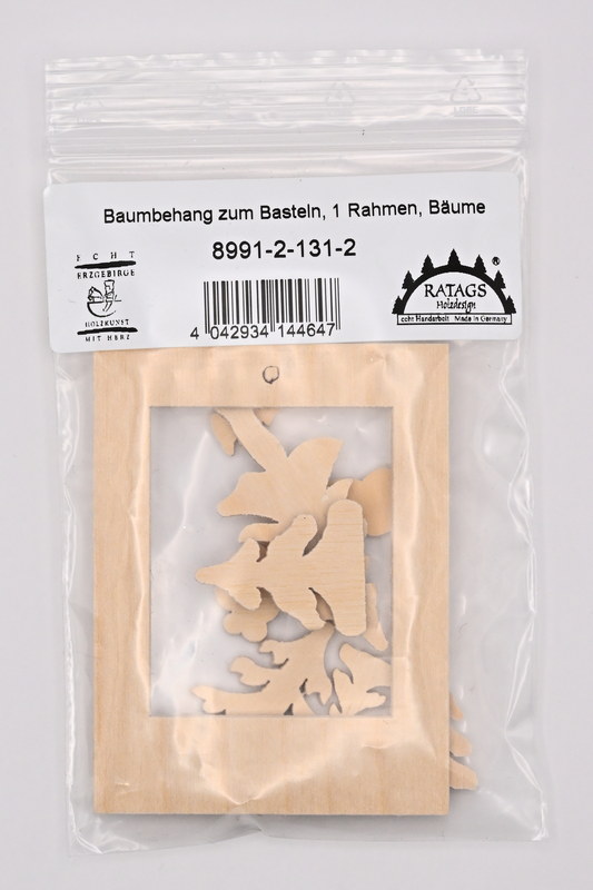 Tree decorations for crafting, 1 frame, trees