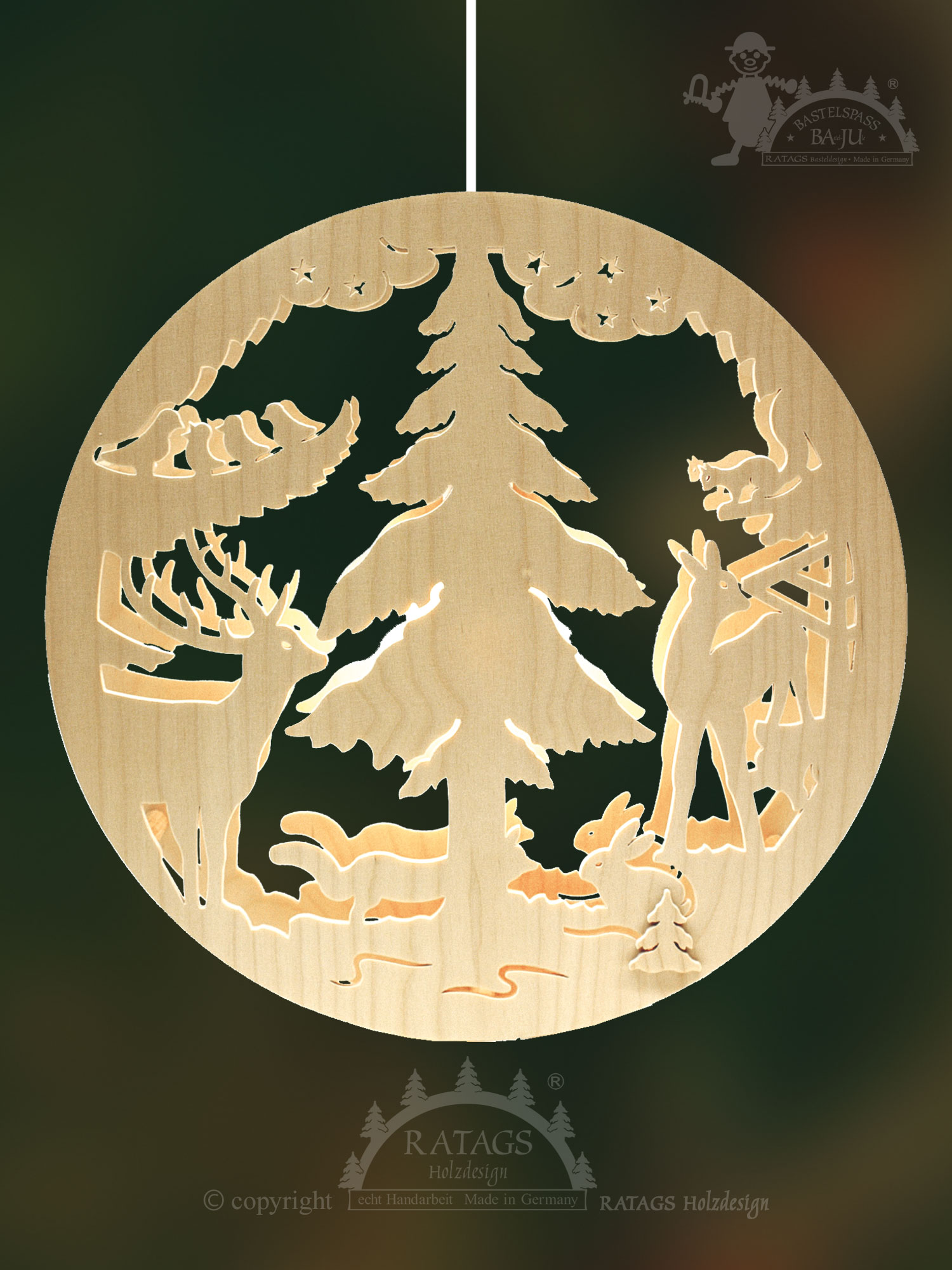 Forest animals, for sawing out Forest animals, self-assembly