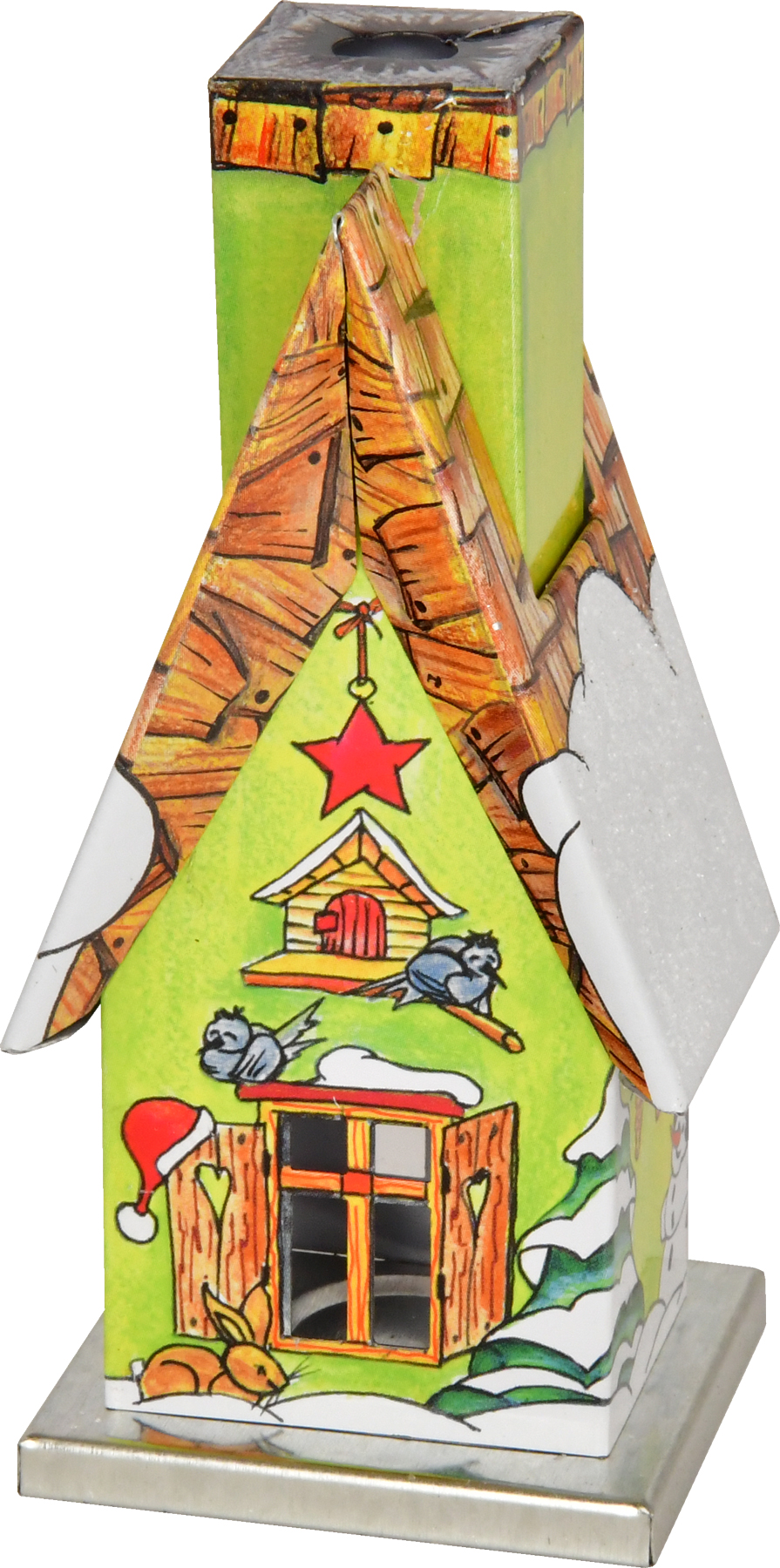 No.8 KNOX hut, green, hoarfrost KNOX incense hut, metal