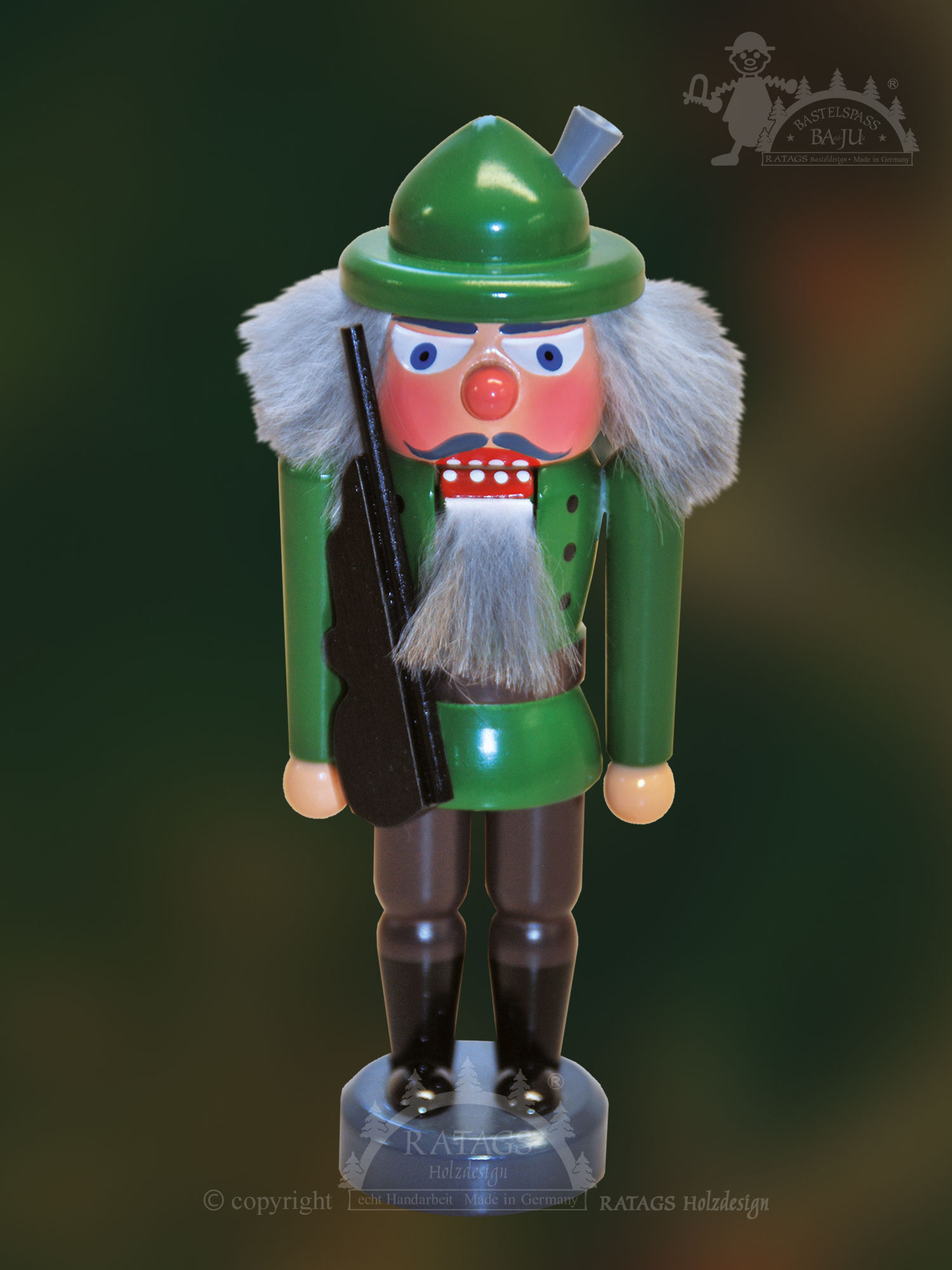 Nutcracker for crafting, forester motif