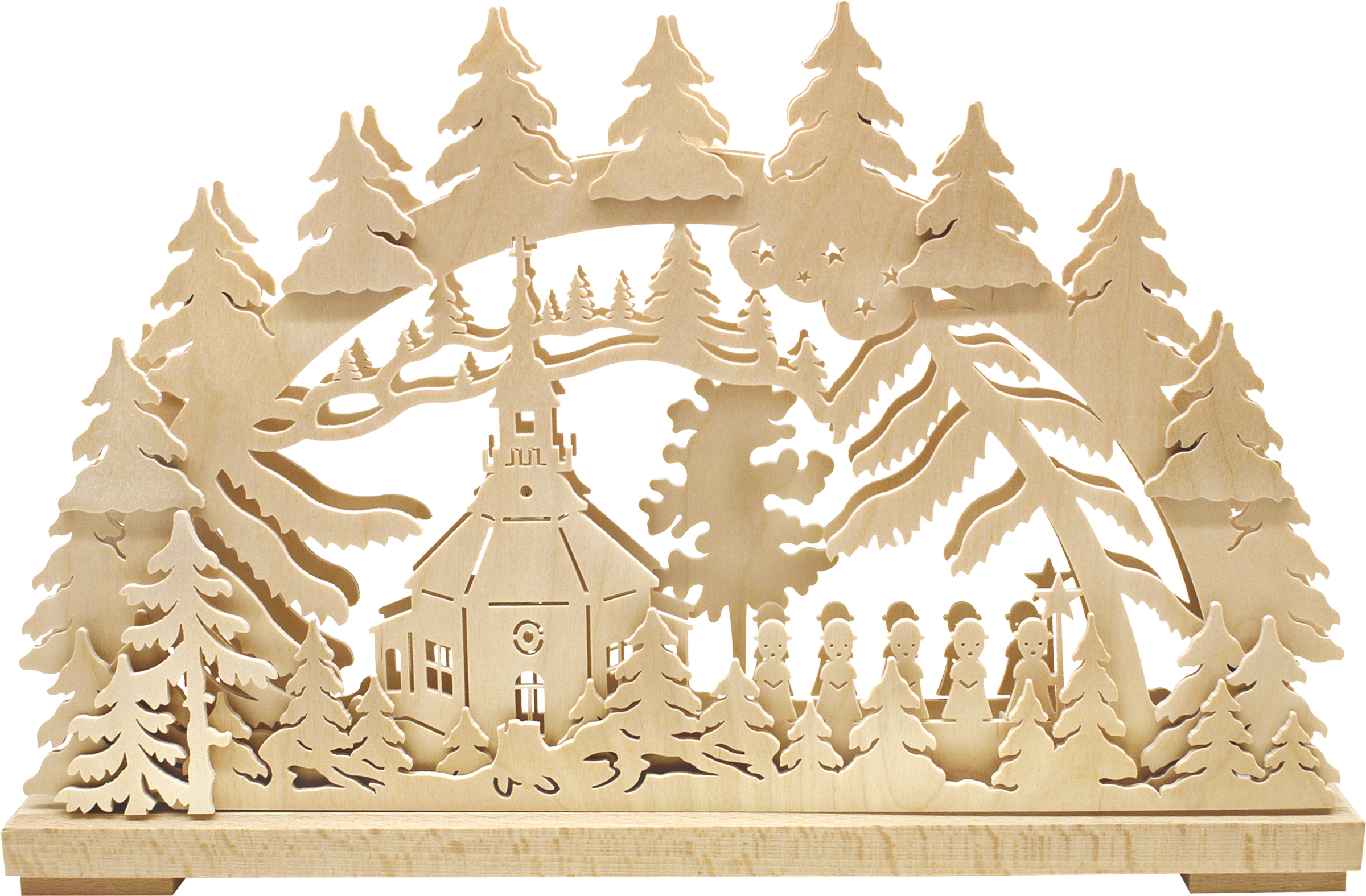 Schwibbogen klein, Barockkirche Seiffen Schwibbogen klein, Barockkirche Seiffen