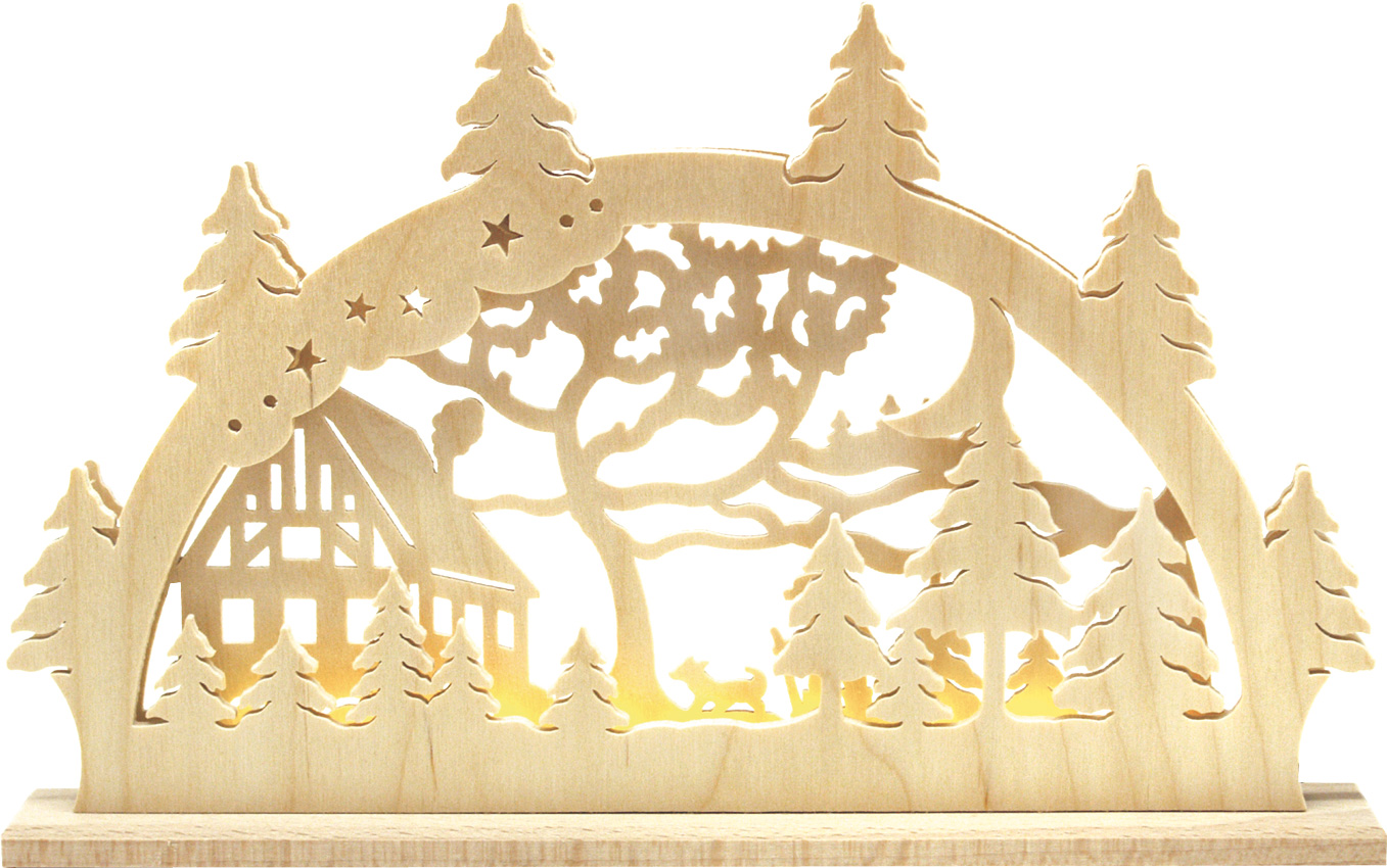 LED candle arch for crafting House by the forest