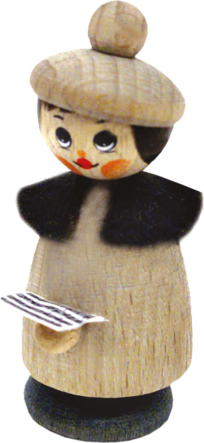 Figur, Kurrende, grau