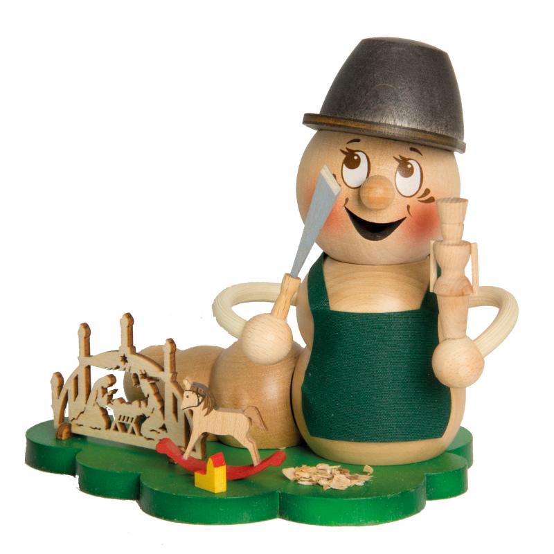 Rauchwurm Rudi/Rosi, Drehwurm Rudi ca. 14 cm