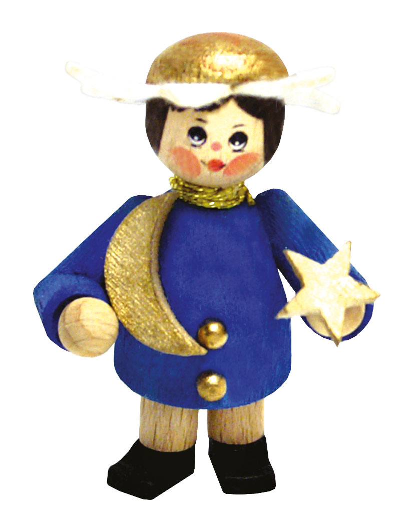 Figura, niño celestial, luna