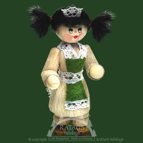 Figur, Backwarenverkäuferin Figur, Backwarenverkäuferin