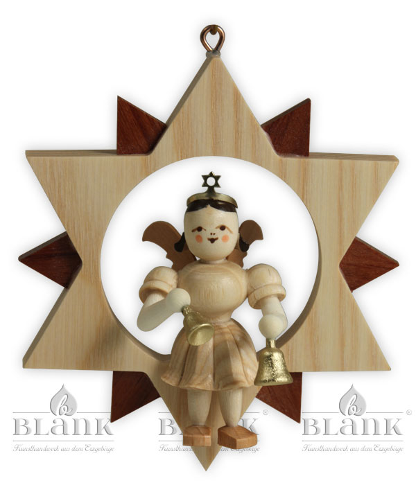 Engel im Stern, Glocke 9 cm