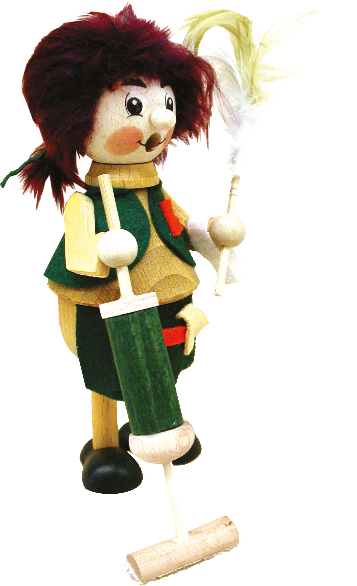 lustiger Geselle, Putzfrau, Staubsauger