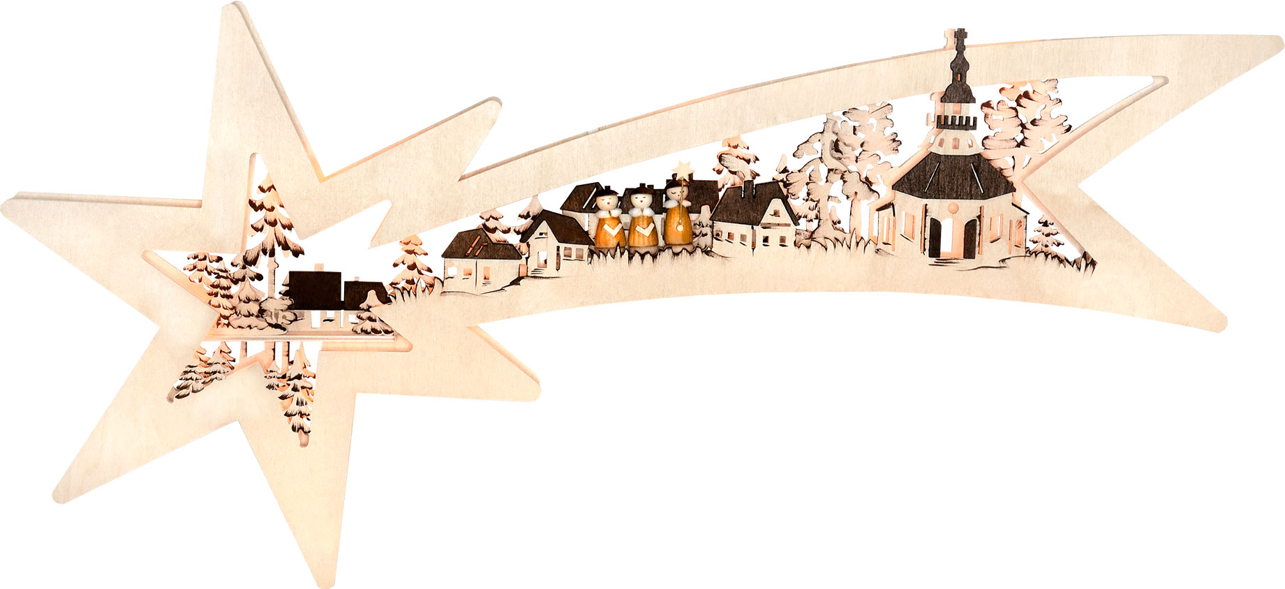 FB/B Sternschweif Dorf Seiffen brown LED strip