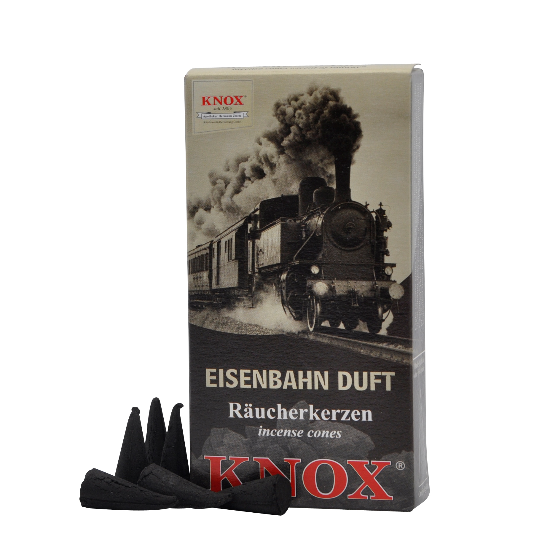 KNOX-Räucherkerzen Eisenbahn Duft