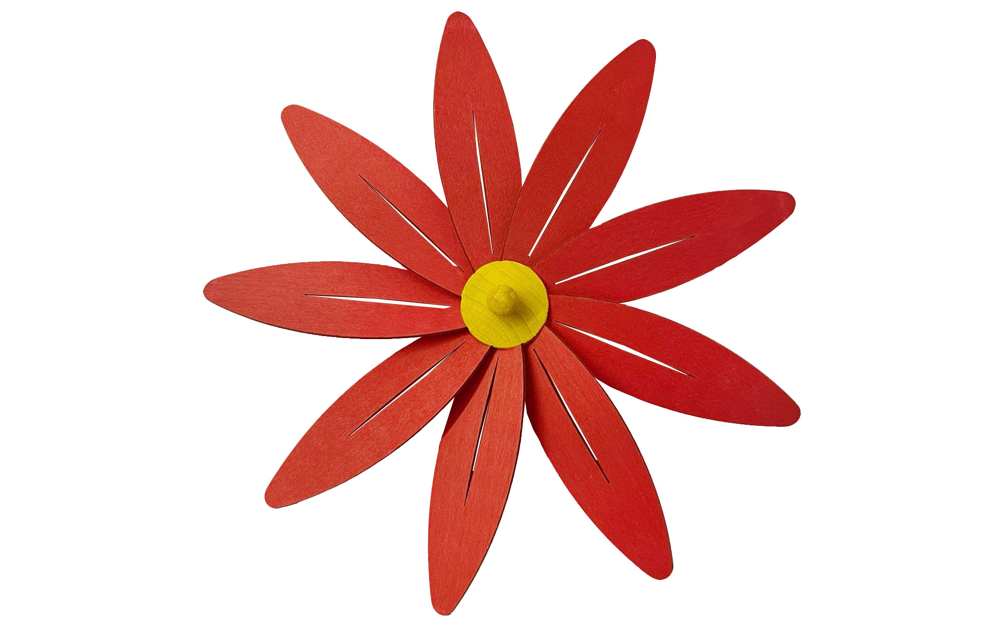 Flügelrad Blüte, gelasert, 20 cm Flügelrad Blüte, gelasert, 20 cm