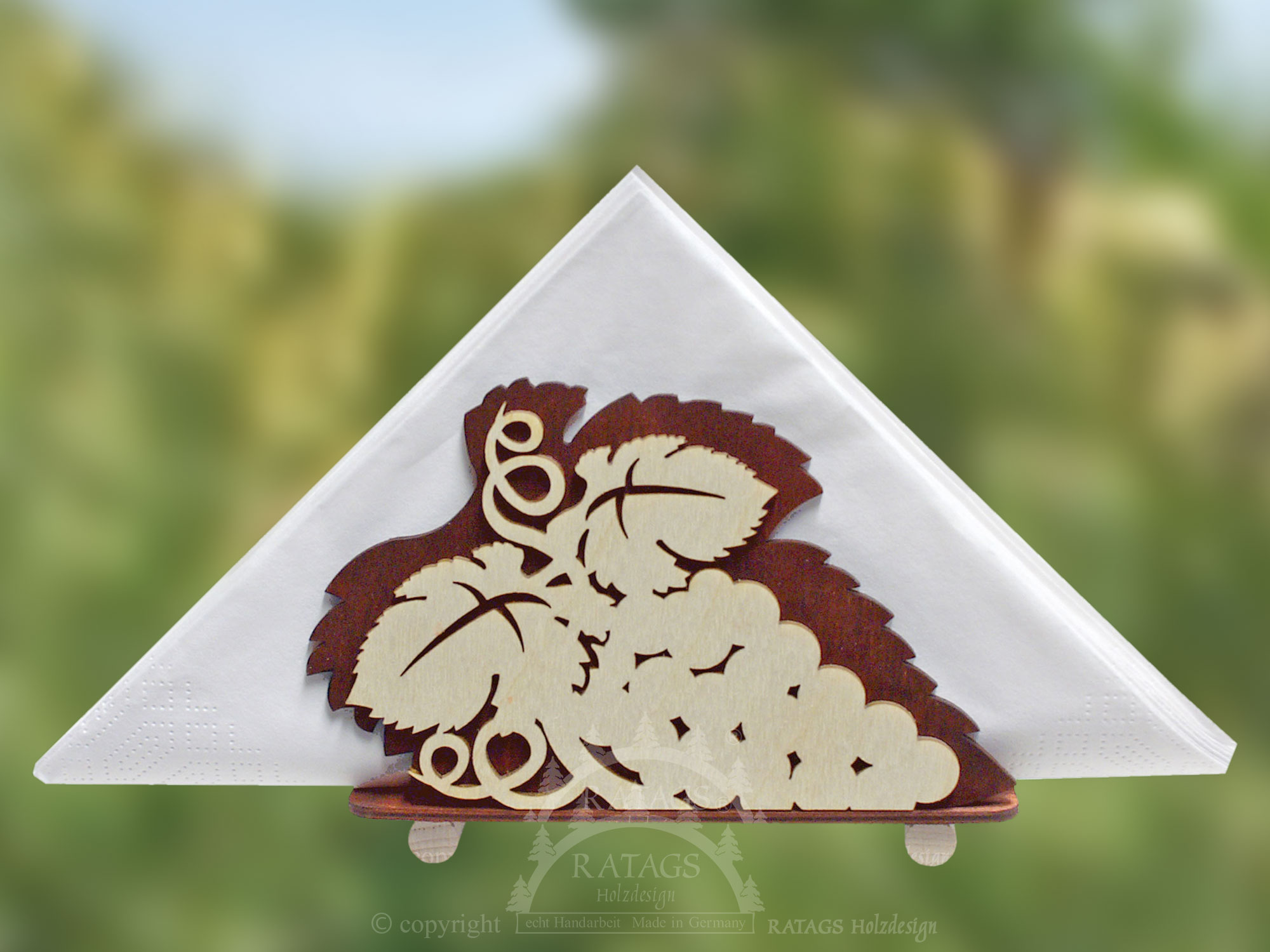 Napkin holders, wine