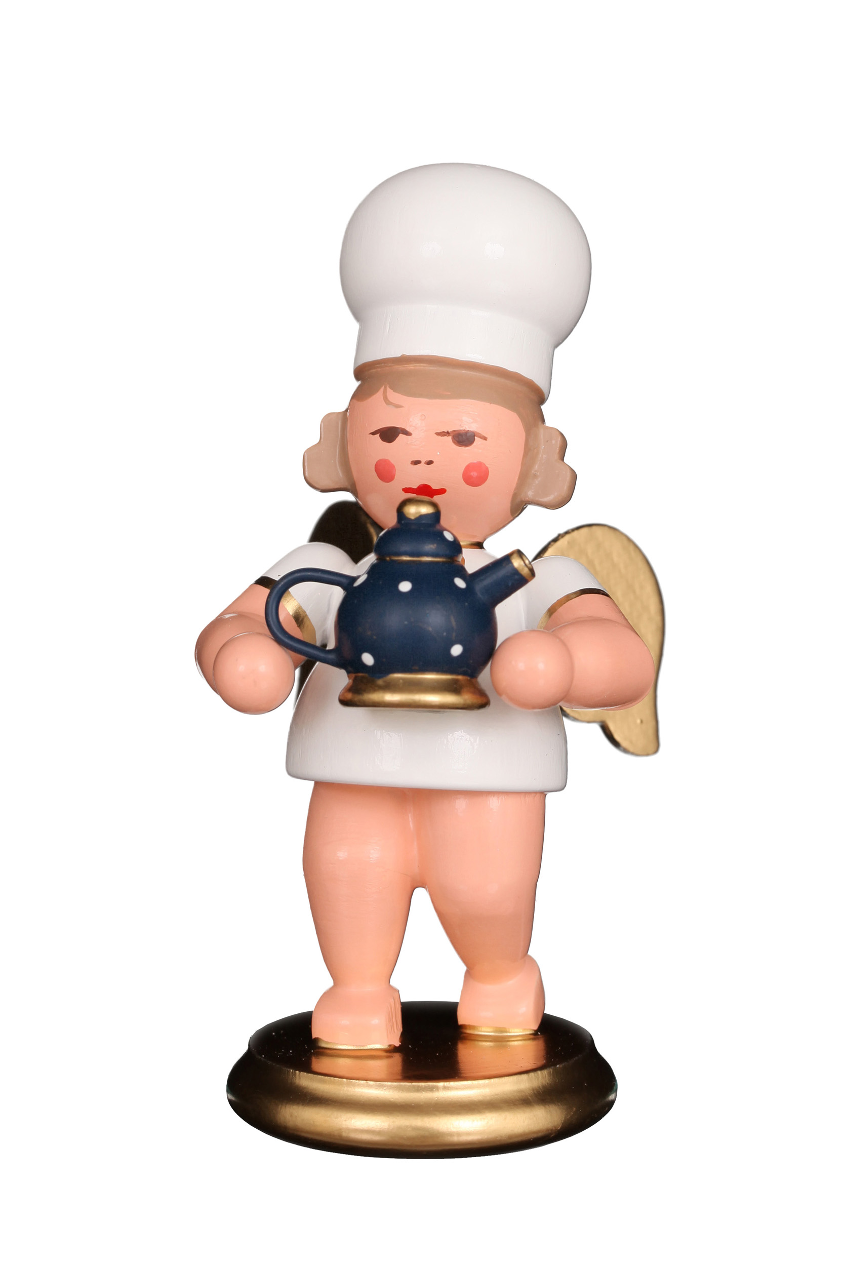 Baker's angel with coffee pot