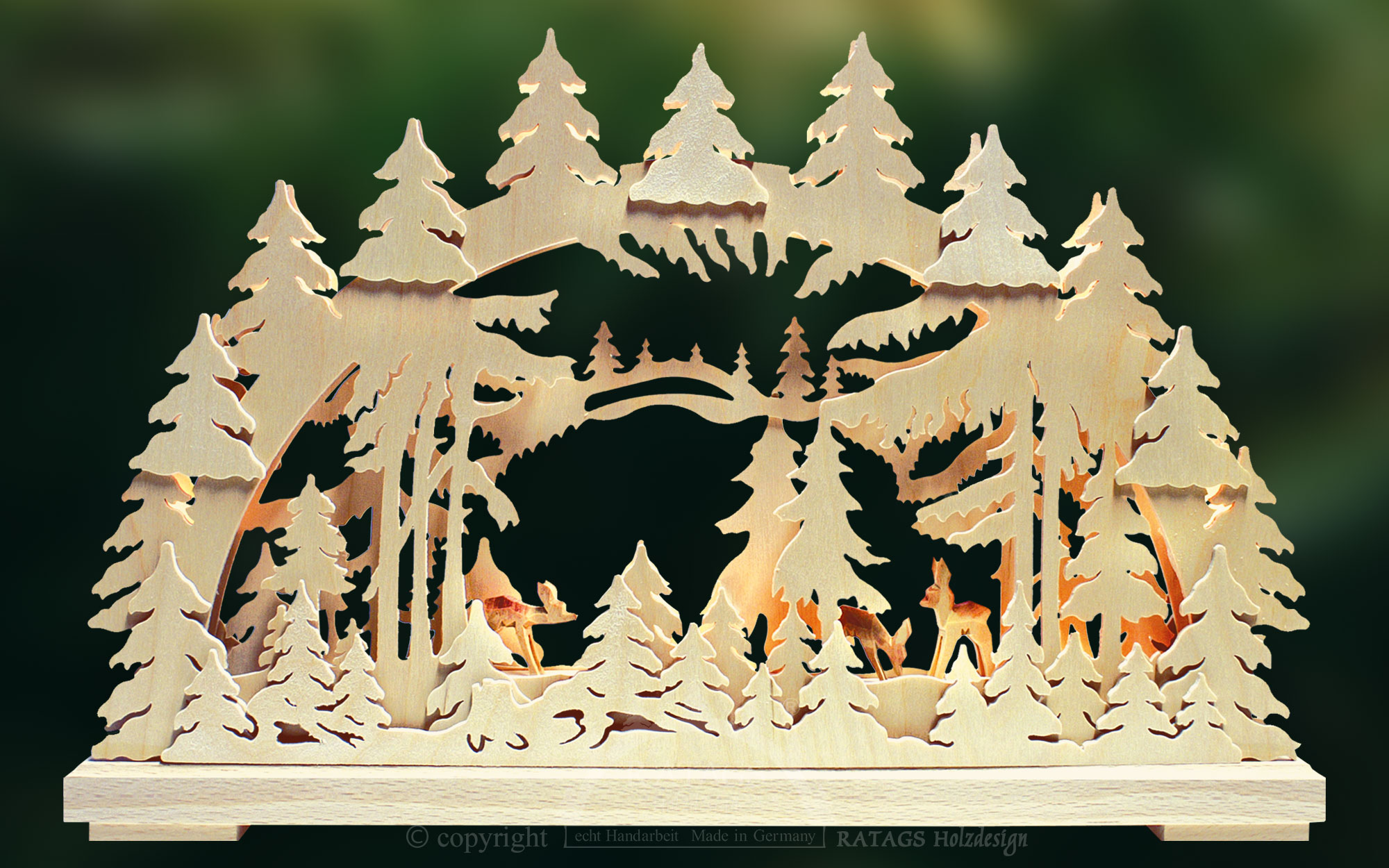 Väike küünlajalg, Waldfrieden, 3 hirve