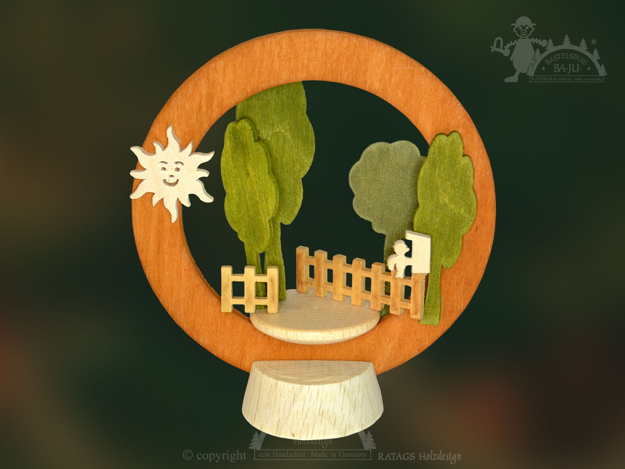 Base ring for crafting, in the garden