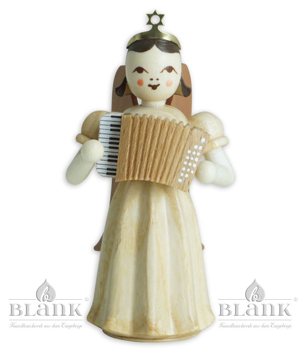 Pleated skirt angel accordion