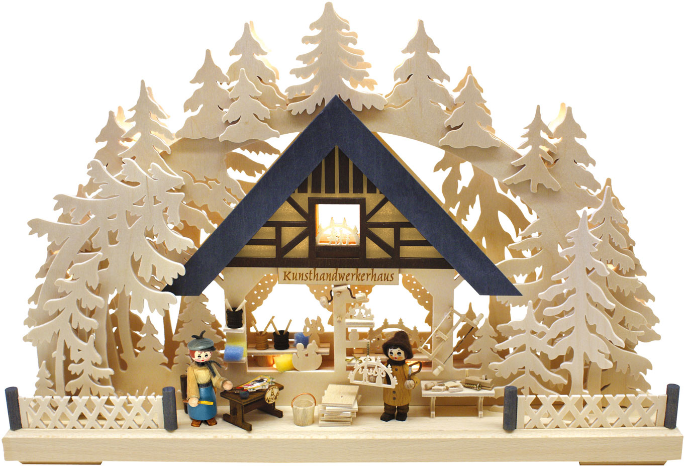3D-lysbue liten, Kunsthandwerkerhaus