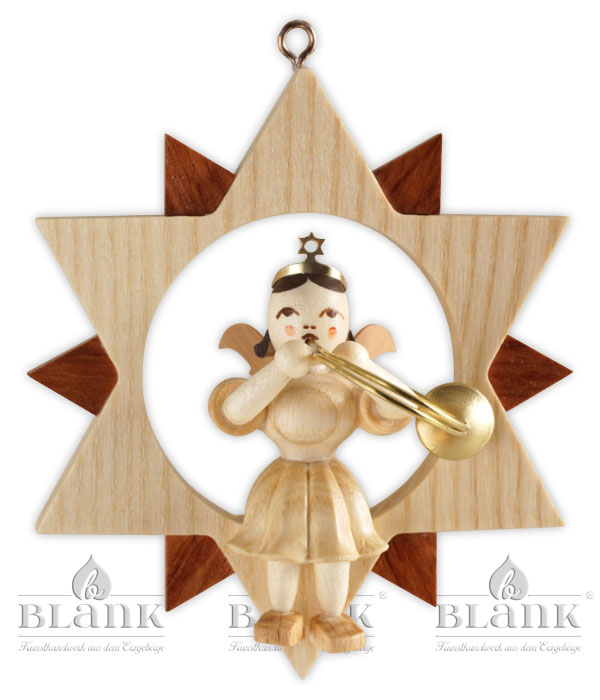 Engel mit Althorn und Stern
