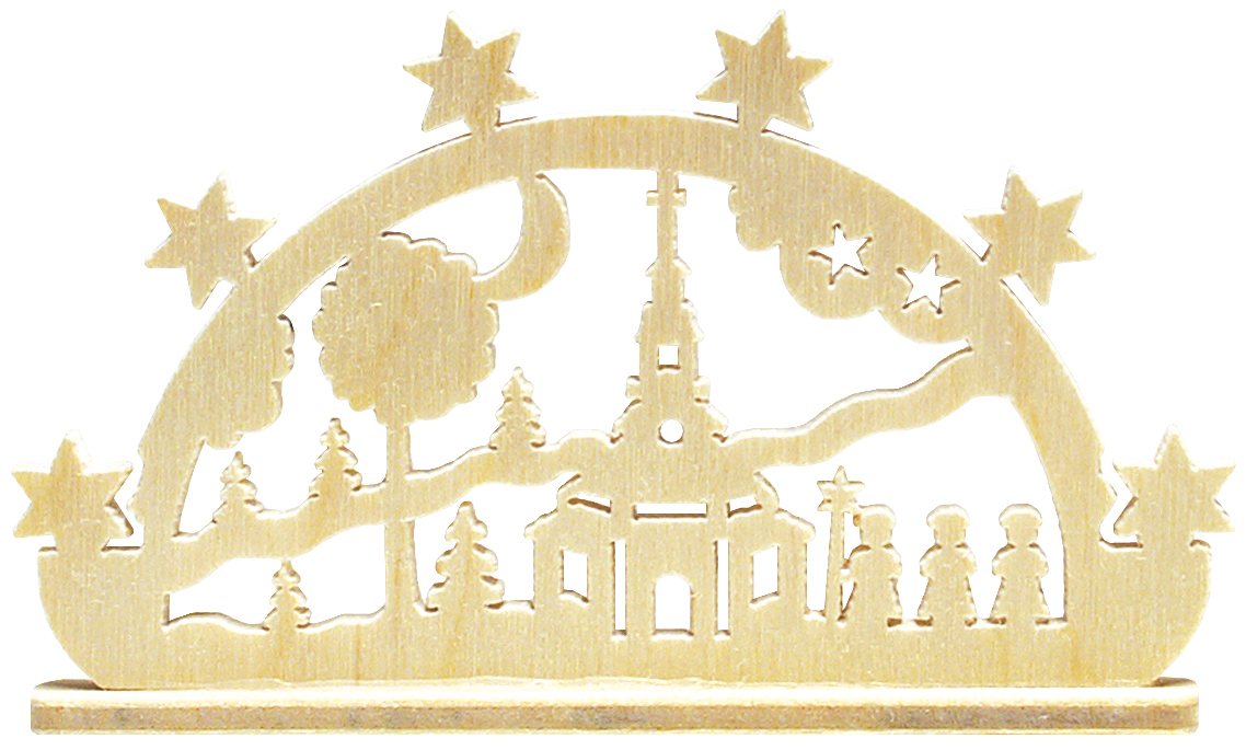 Miniature candle arch Seiffen church