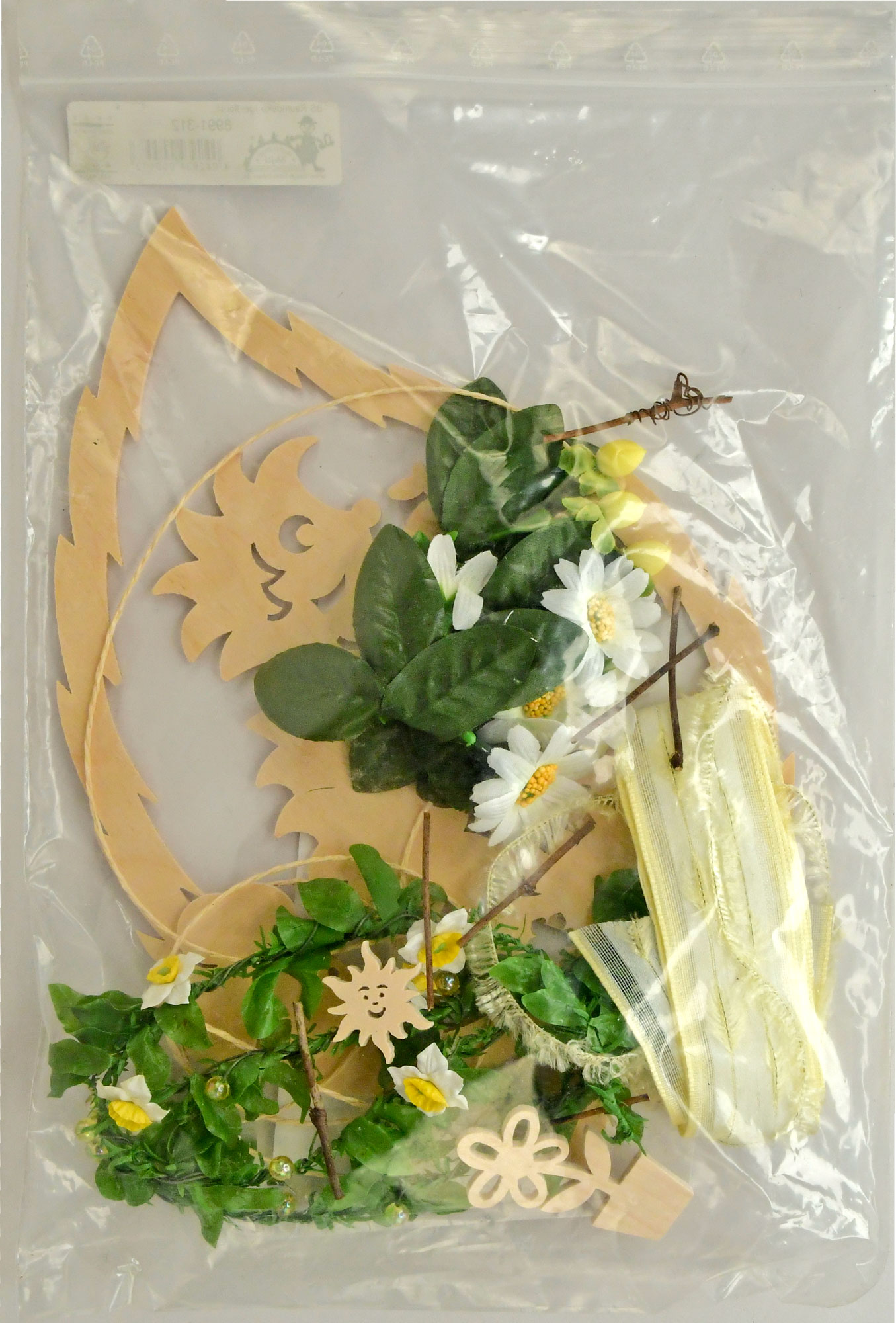 Rumdekoration til håndværk, pindsvin, blomsterdekoration