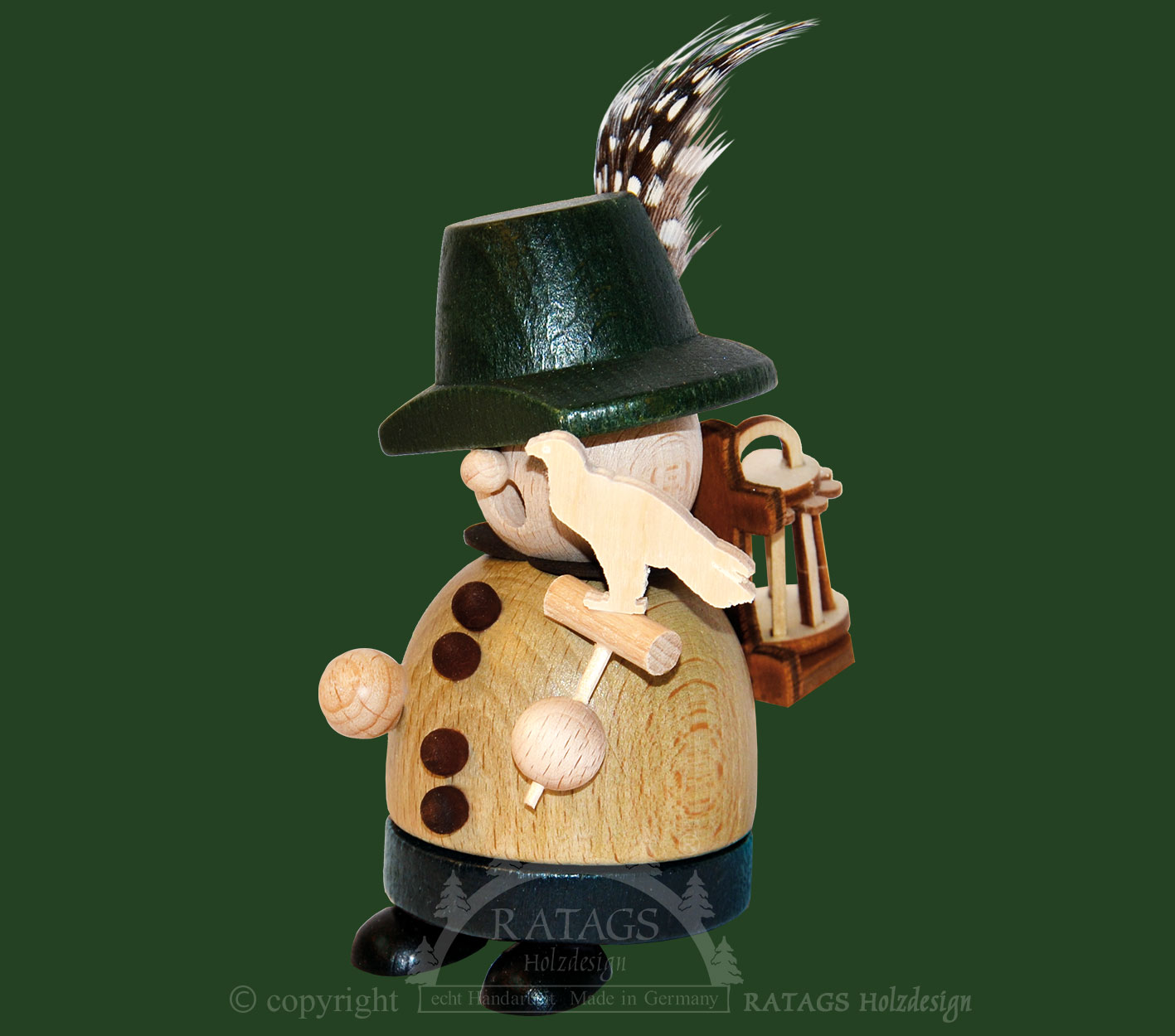 Räuchermännchen,  Vogelhändler Räuchermännchen,  Vogelhändler