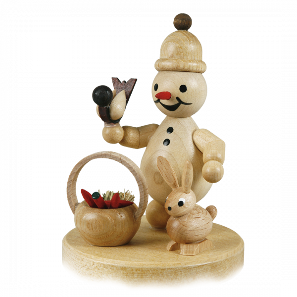 Snowman, junior, rabbit, basket, bird Base 8 cm