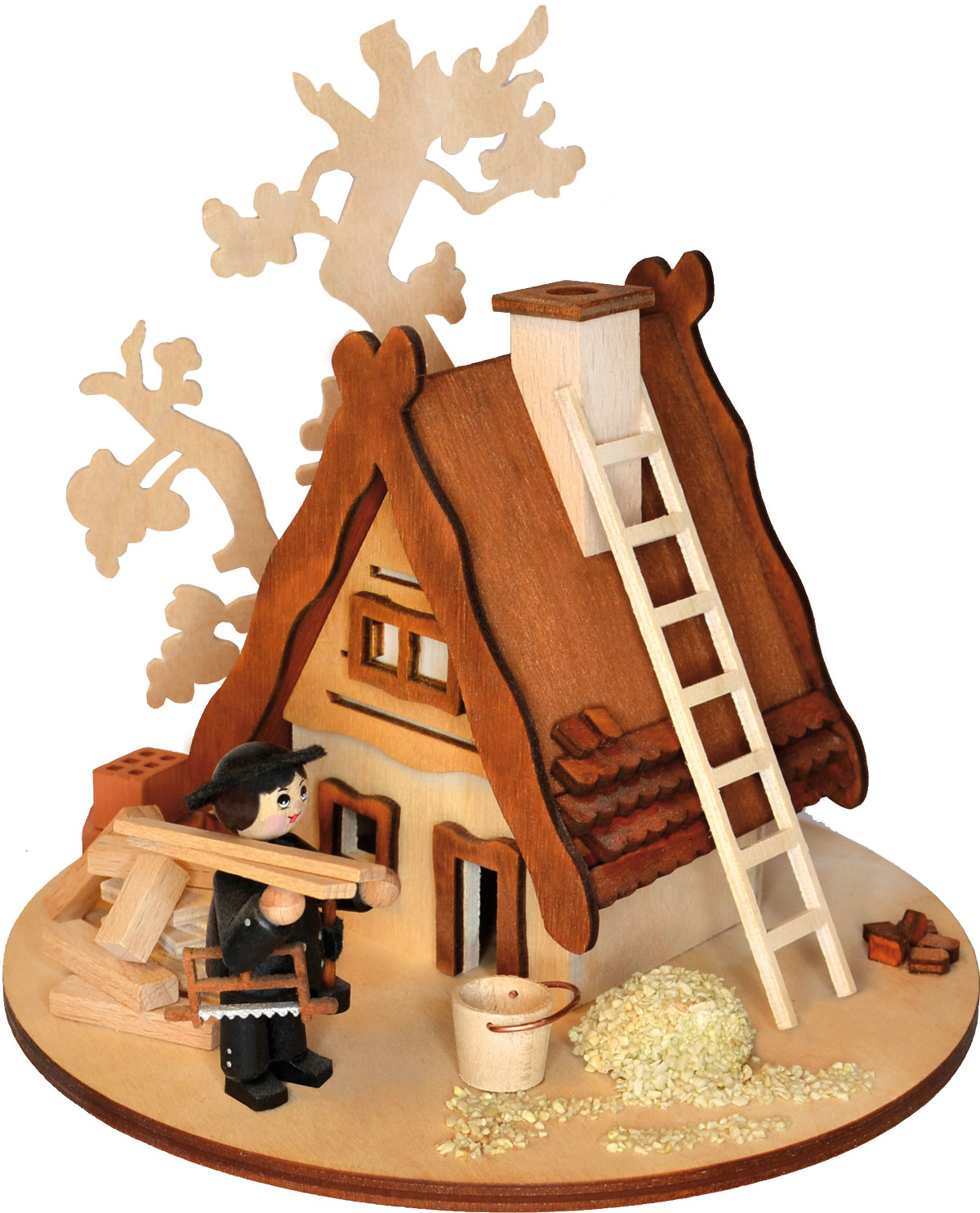 Lichterteller, Räucherhaus, Baustelle