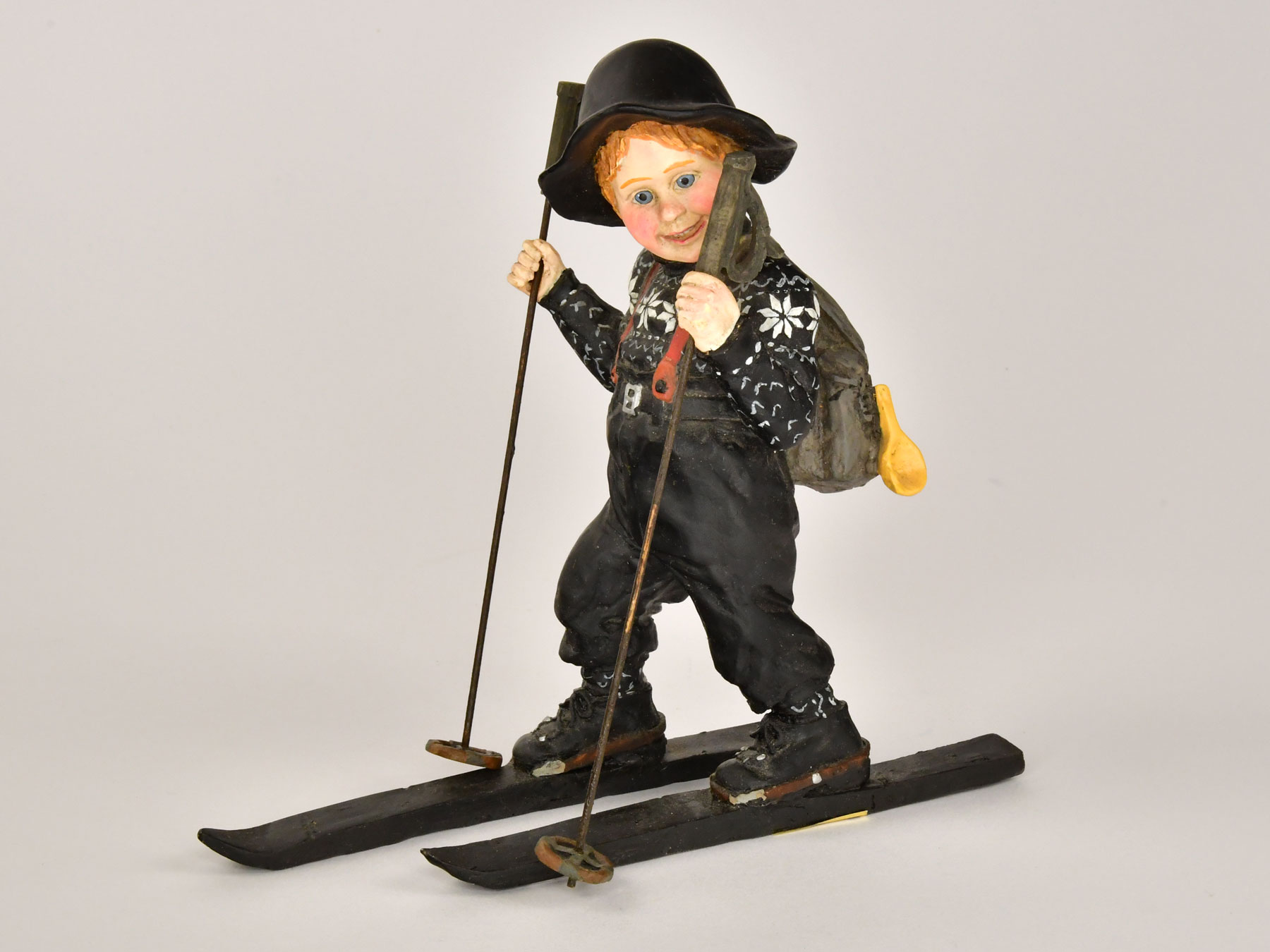Skifahrer schwarz, B-Ware: Lagerschaden Candy Design  Norwegen, Plastilin