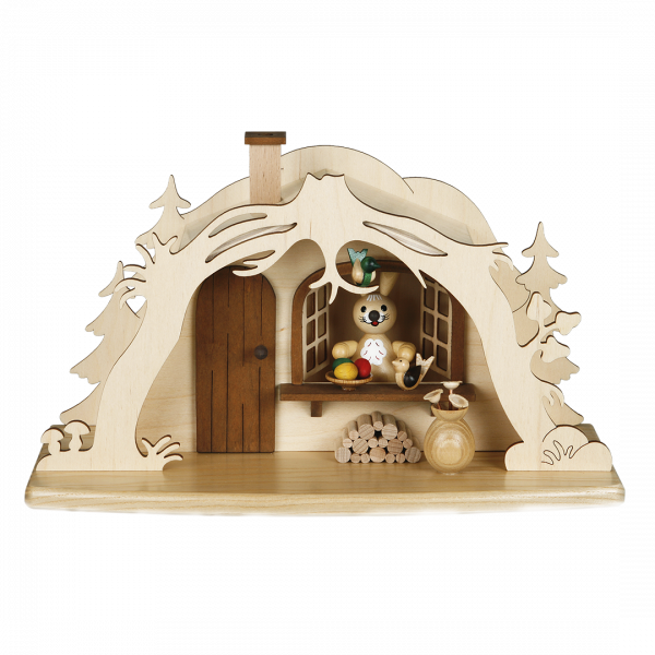 Incense-burning Easter bunny 17 cm