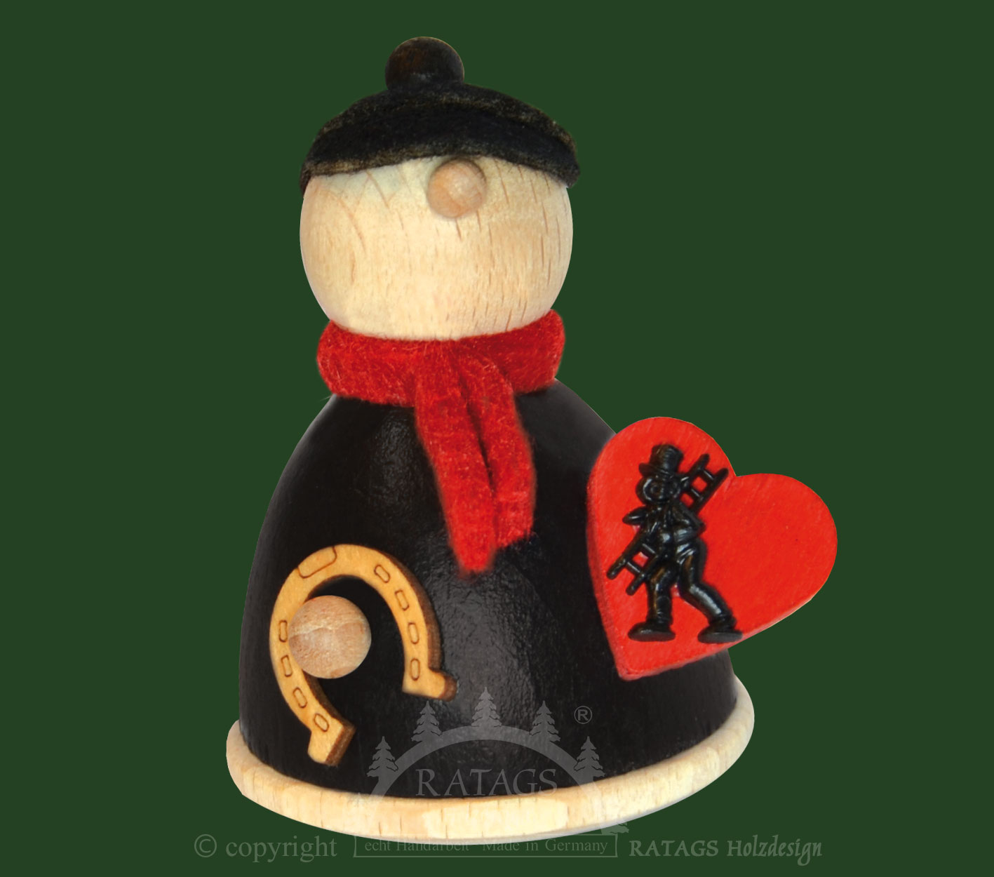 Dansende og vuggende Molli, lykkeamulet