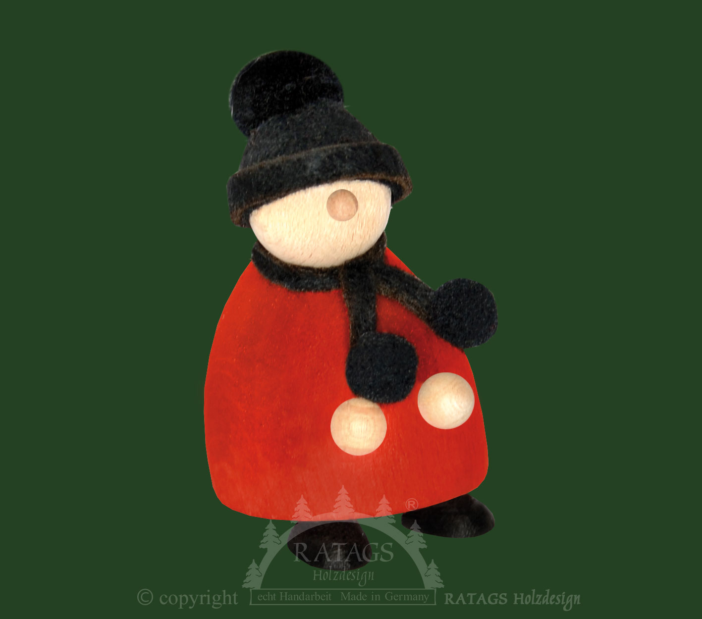 Molli, Junge Linie, black scarf and