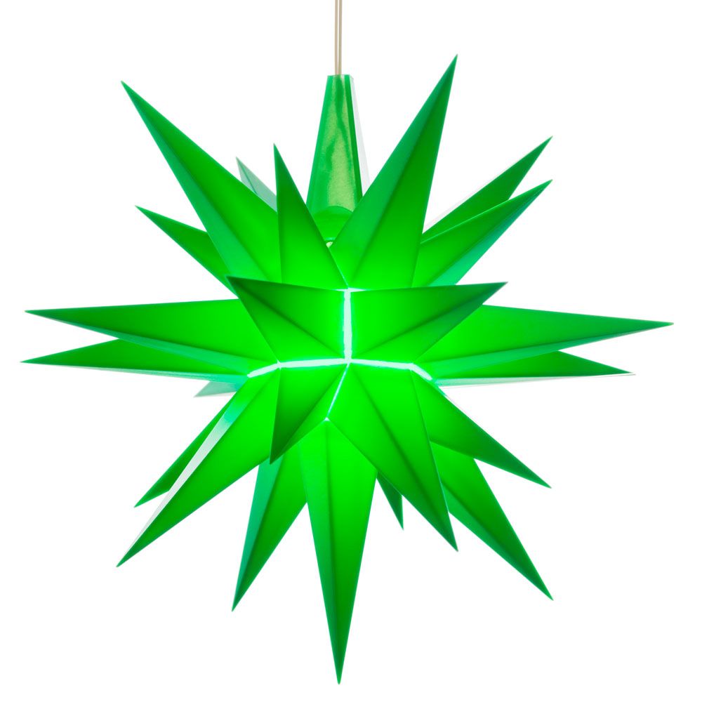 Herrnhut craft set A1b, green, 13 cm Herrnhut star, plastic
