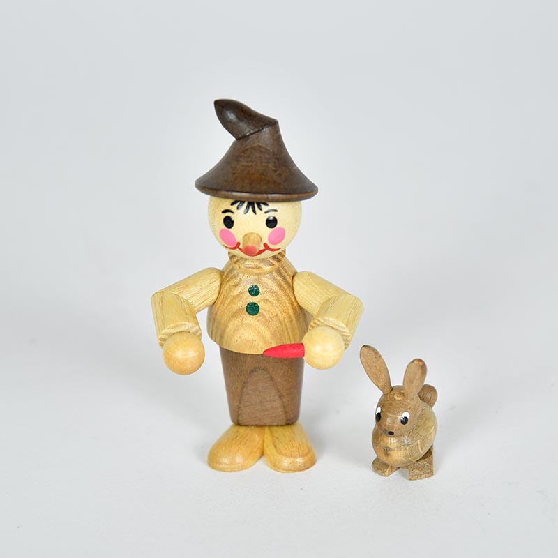 Wichtel mit Hase