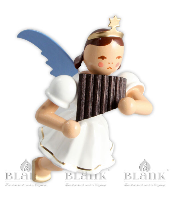 Floating angel pan flute, coloured
