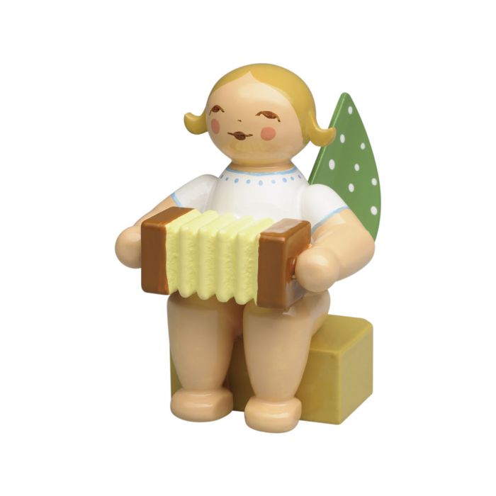 Kalenderfigur 2025. Engel mit Harmonika neu ab Herbst 2024