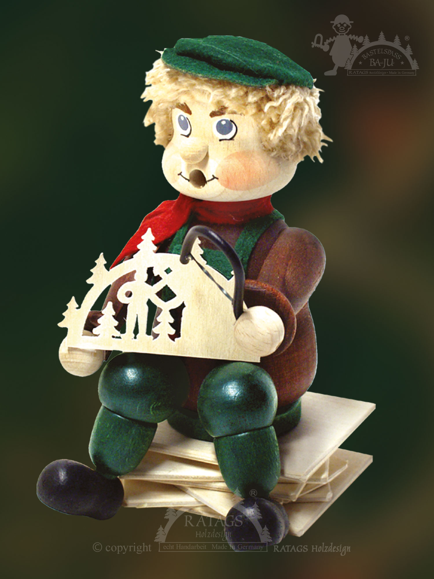 Räuchermännchen zum Basteln, Kantenkocker, Schwibbogenbauer Räuchermännchen zum Basteln, Kantenkocker, Schwibbogenbauer