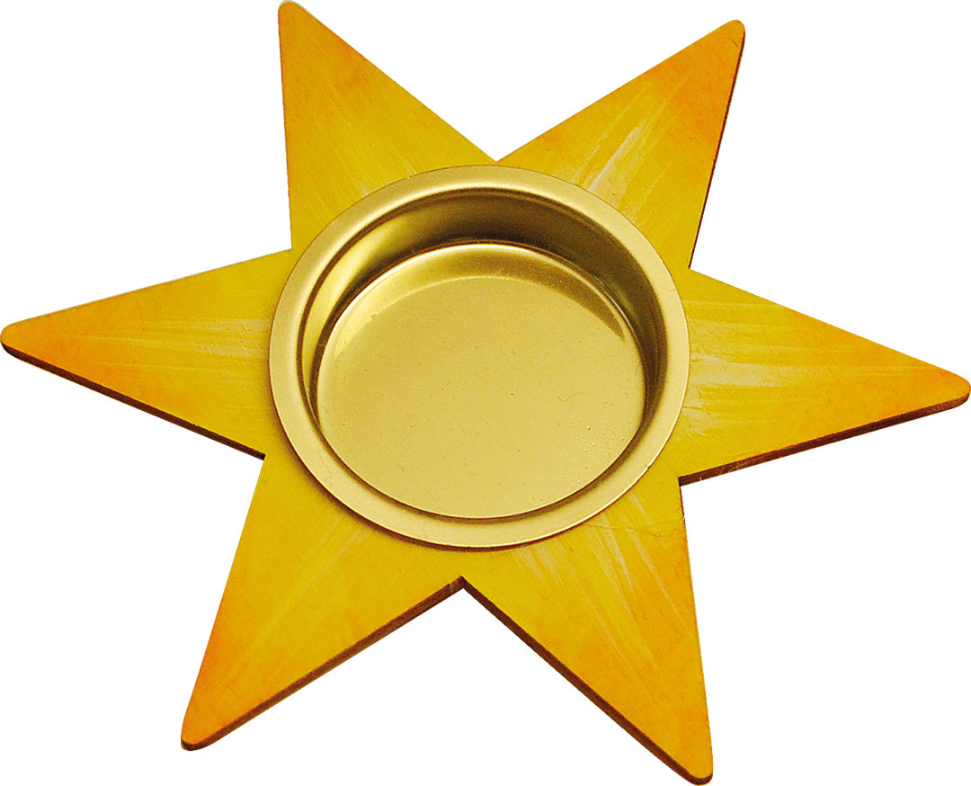 Tealight holder star, for crafting