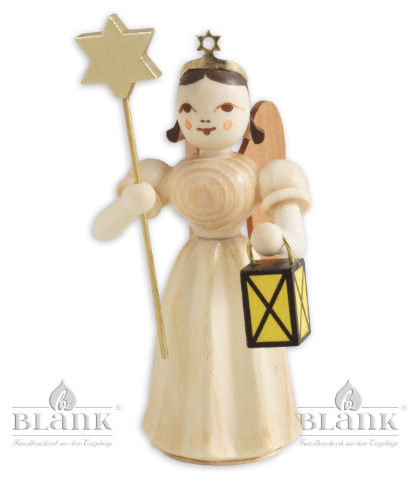 Folding long skirt angel with lantern / star