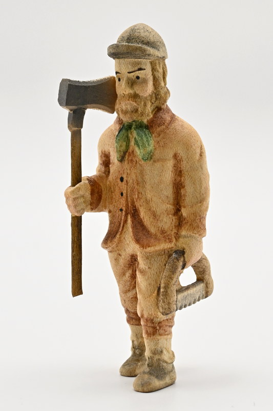 Waldmann, Säge, Axt, coloriert 65 mm Waldmann, Säge, Axt, coloriert 65 mm